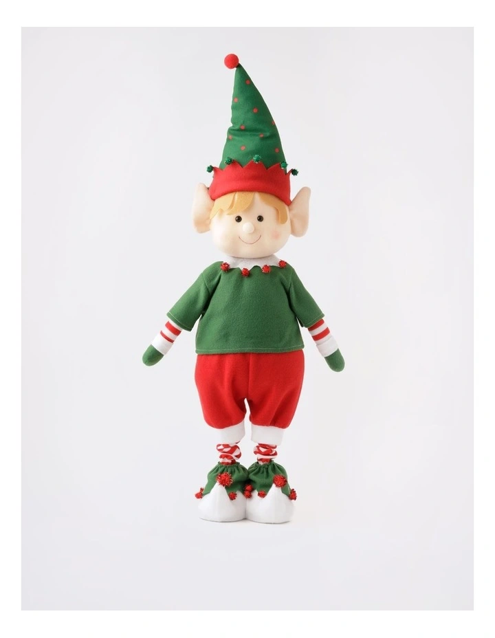 Candyland Christmas Polyester Pop-up Fabric Elf 68/105cm in Multi image 4
