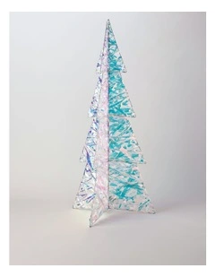 Candyland Christmas LED Collapsible Iridescent Tree 60cm