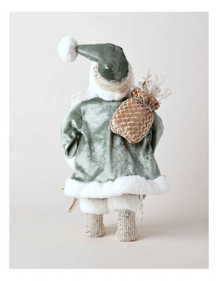 Eucalyptus Christmas Finn the Coastal Santa with Starfish 46cm in Blue image 3