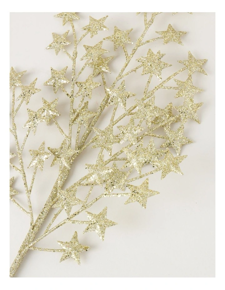Heirloom Glitter Star Pick in Gold: 55cm image 5