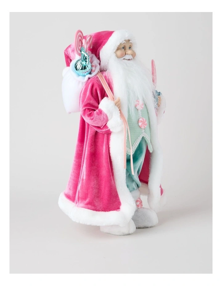 Nostalgia Candice Santa with Candy Sack in Pink: 46cm image 3