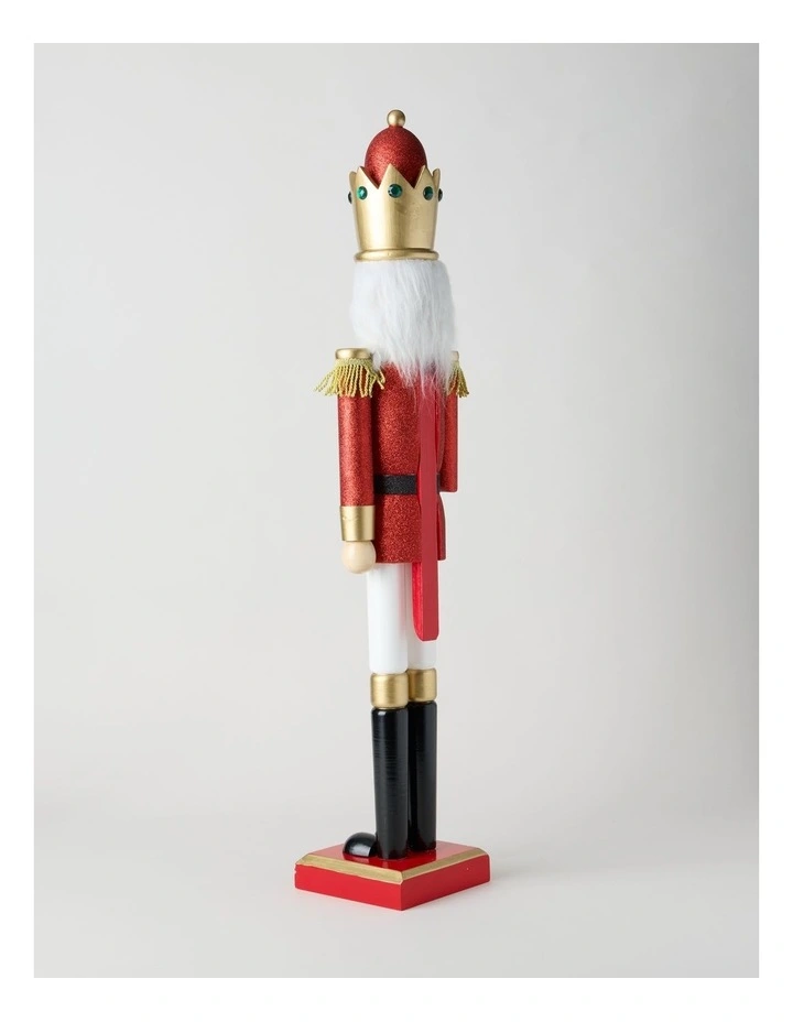 Wooden Oversized Nutcracker in Red: 90cm image 5