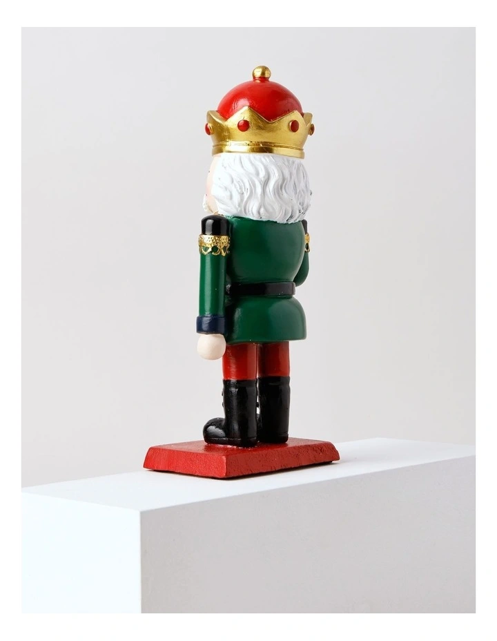 Heirloom Christmas Resin Nutcracker Stocking Holder 23cm in Red/Green image 5