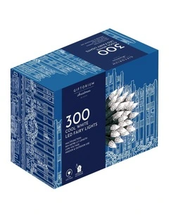 300 LED Cool White Elite Multifunction Fairy Lights