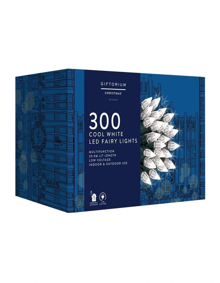300 LED Cool White Elite Multifunction Fairy Lights image 2