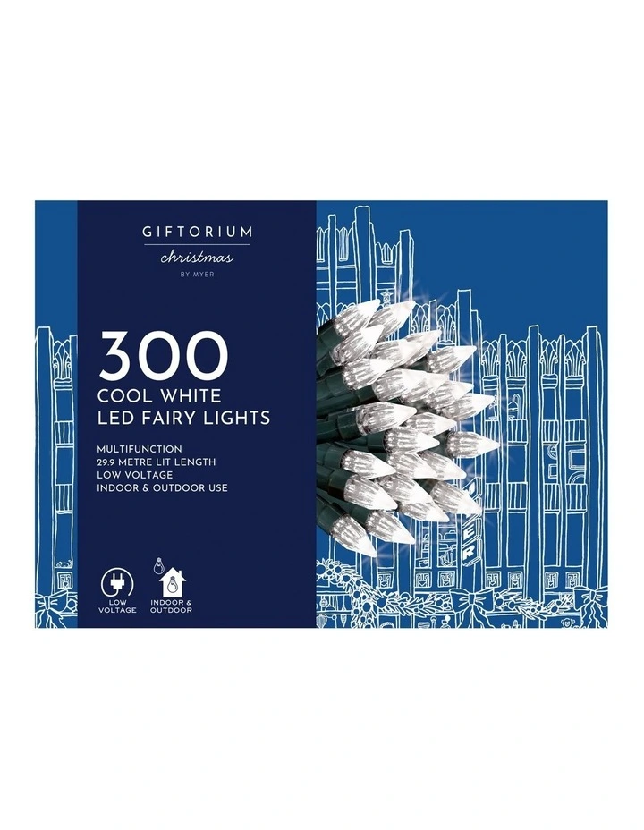 300 LED Cool White Elite Multifunction Fairy Lights image 3