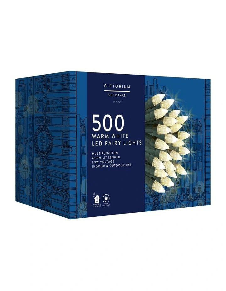 500 LED Warm White Elite Multifunction Fairy Lights image 2