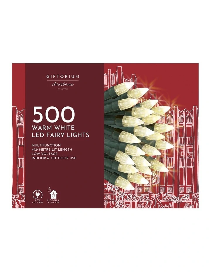 500 LED Warm White Elite Multifunction Fairy Lights image 3