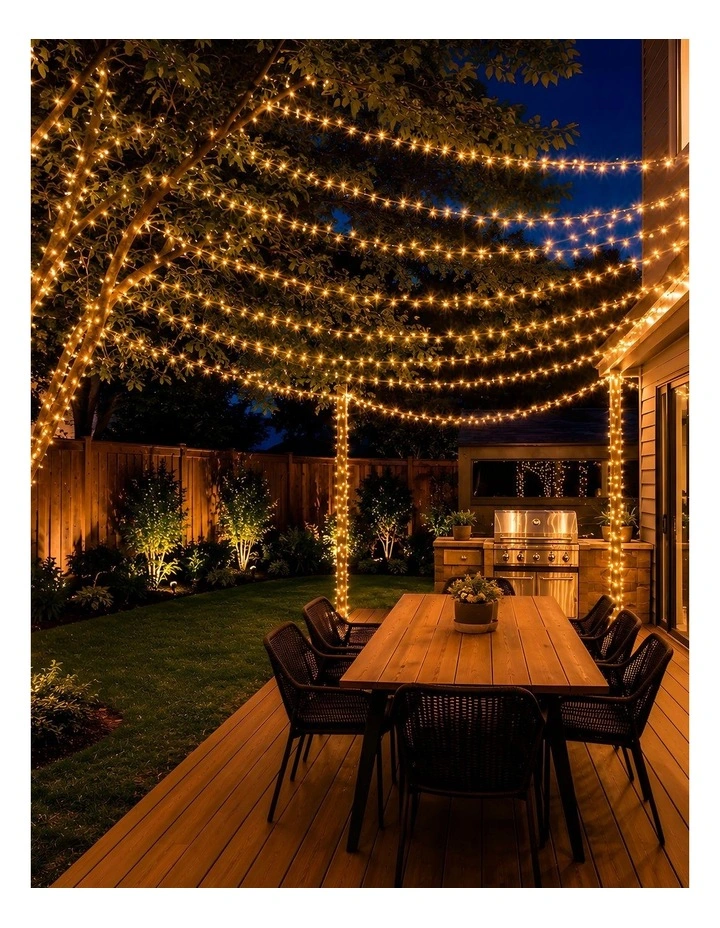 1000 LED Warm White Elite Multifunction Fairy Lights image 3