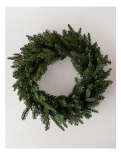 Heirloom Christmas Fraser Fir Pre-lit Wreath 60cm in Green