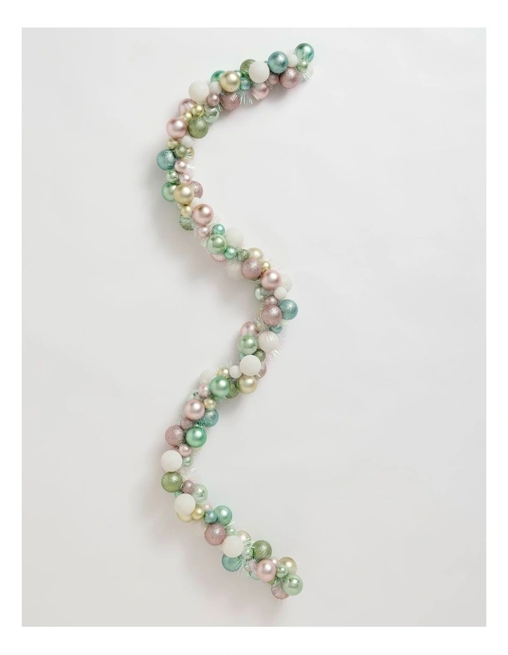Candyland Christmas Garland Bauble 180cm in Multicolour image 1