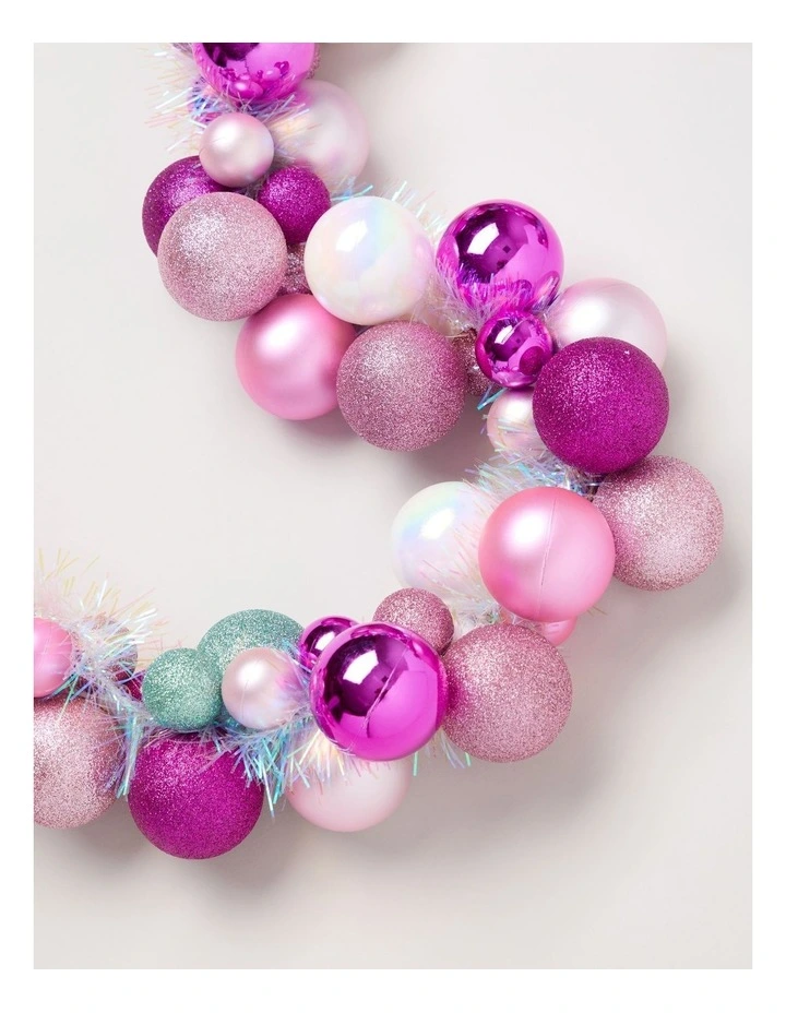 Nostalgia Christmas Garland Bauble 180cm in Multicolour image 2