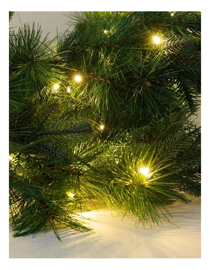Harvest Prelit Garland in Green: 180cm image 3