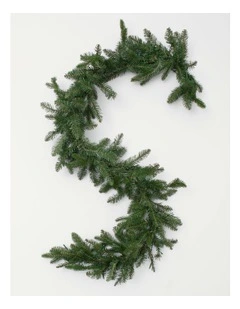 Heirloom Christmas Fraser Fir Pre-lit Garland 180cm 224 tips in Green