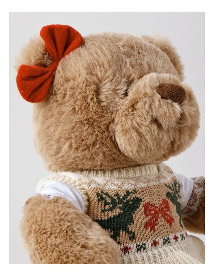 Daisy 2025 Christmas Charity Bear 40cm in Red image 3