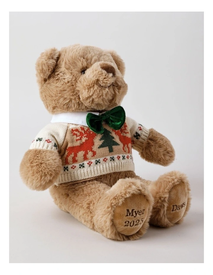Dawson 2025 Christmas Charity Bear 40cm in Red image 2