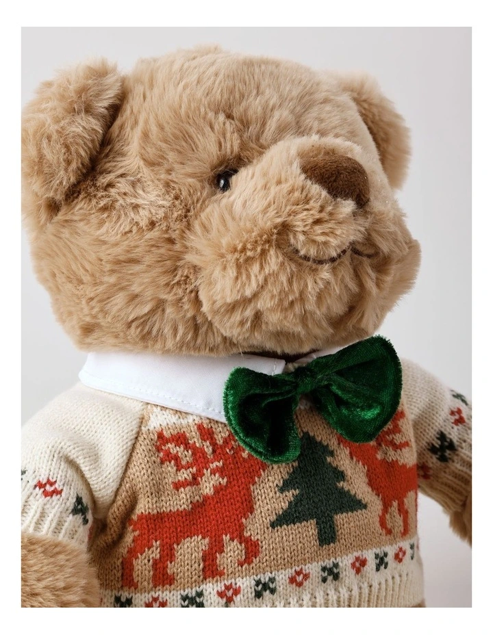 Dawson 2025 Christmas Charity Bear 40cm in Red image 3