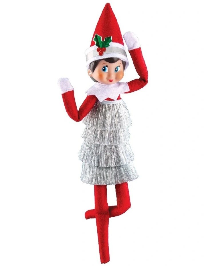 Claus Couture Tiny Tinsel Dress in Red image 4