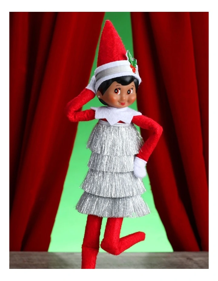 Claus Couture Tiny Tinsel Dress in Red image 5