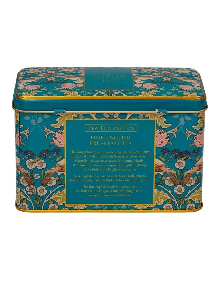English Breakfast 40 Teabags Song Thrush Teal 80G image 3