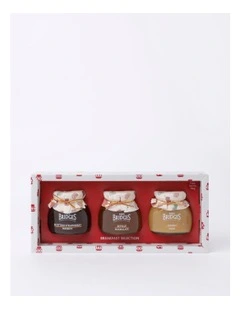 Breakfast Selection Triple Jar Box 750g Grey