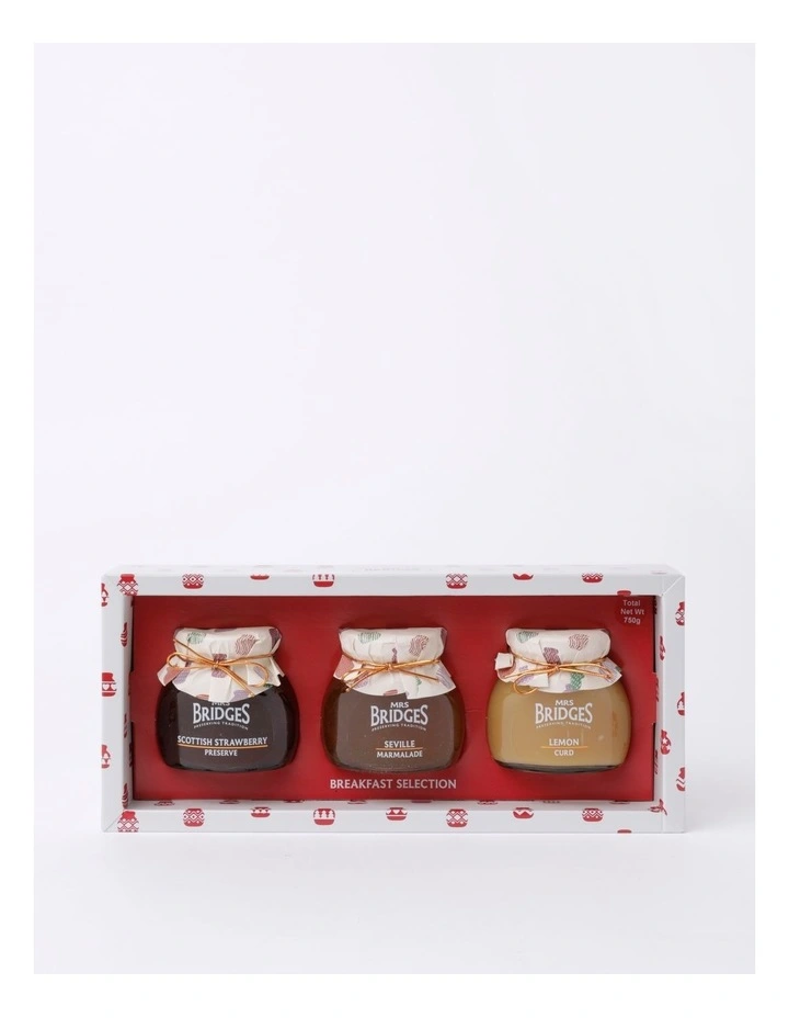 Breakfast Selection Triple Jar Box 750g Grey image 1