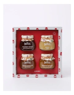 Luxury 4 Jar Gift Box 452g Grey