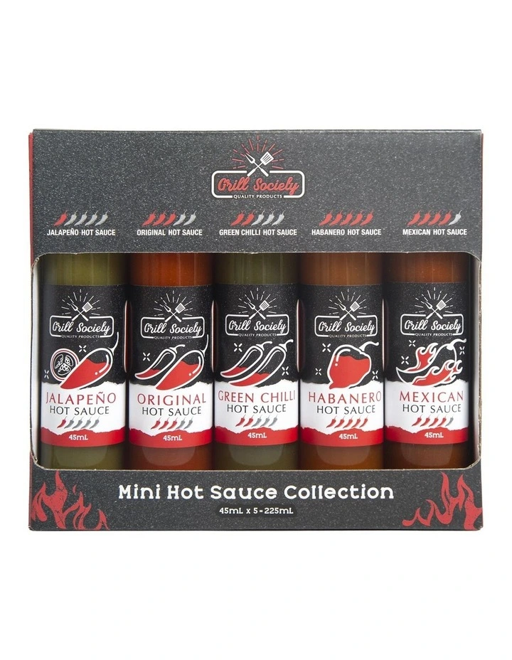 Mini Hot Sauces 5x 50ml image 1