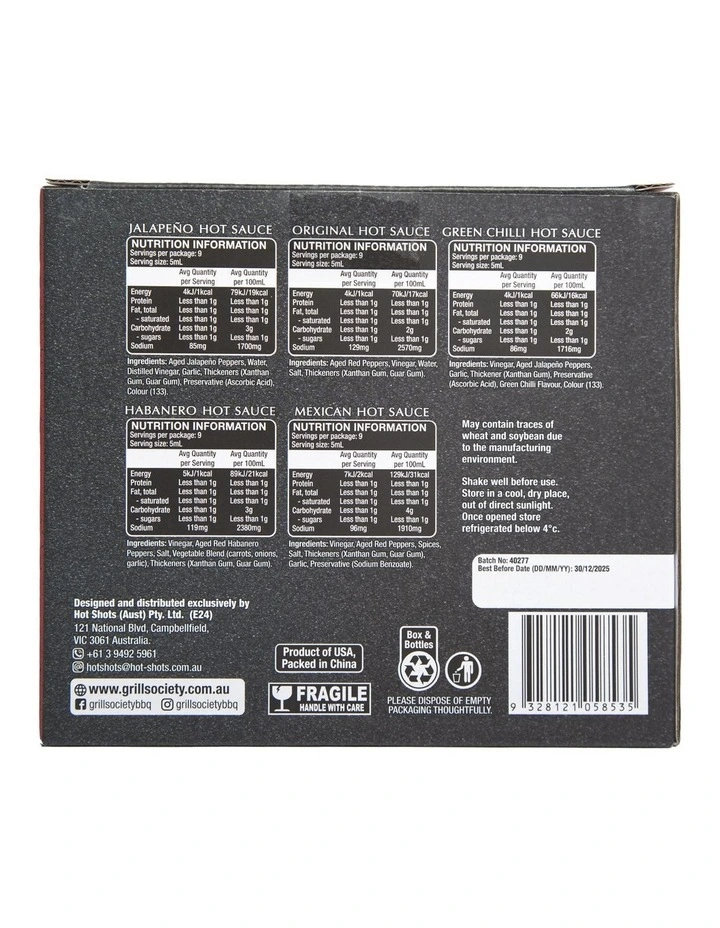 Mini Hot Sauces 5x 50ml image 2