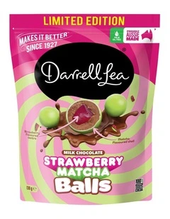 Darrell Lea Strawberry Matcha Balls 130g