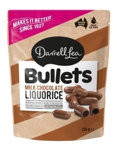 Milk Chocolate Liquorice Bullets 226g