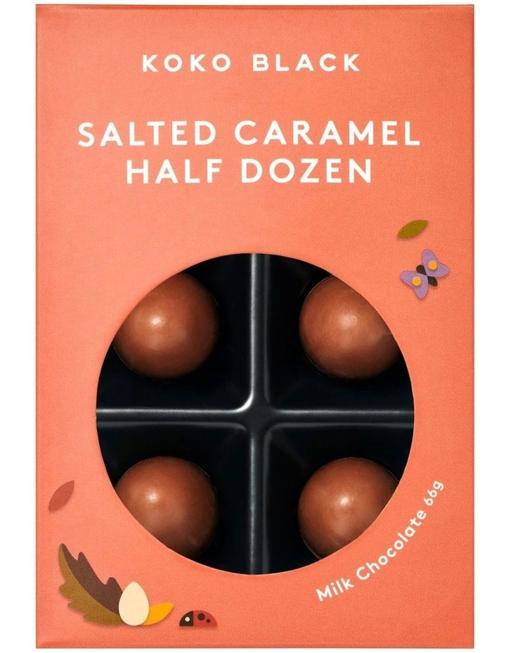 Half Dozen Salted Caramel Eggs 66g image 1