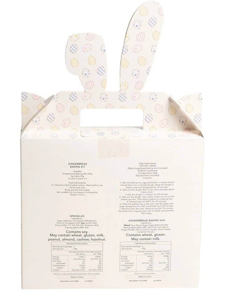 Flavoursome Easter Gingerbread Baking Kit image 4