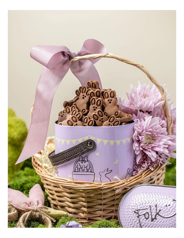 Easter Tin Gluten Free Chocolate Mini Bunnies 200g image 2