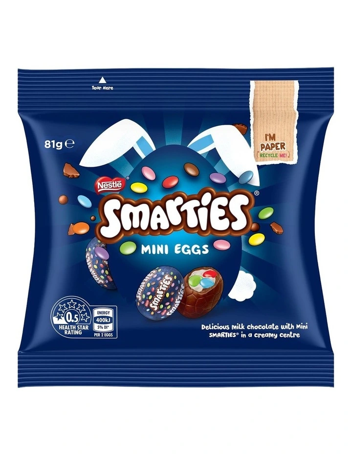Smarties Mini Eggs 81g image 1