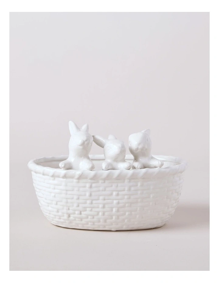 Ceramic Bowl 15cm in White image 1