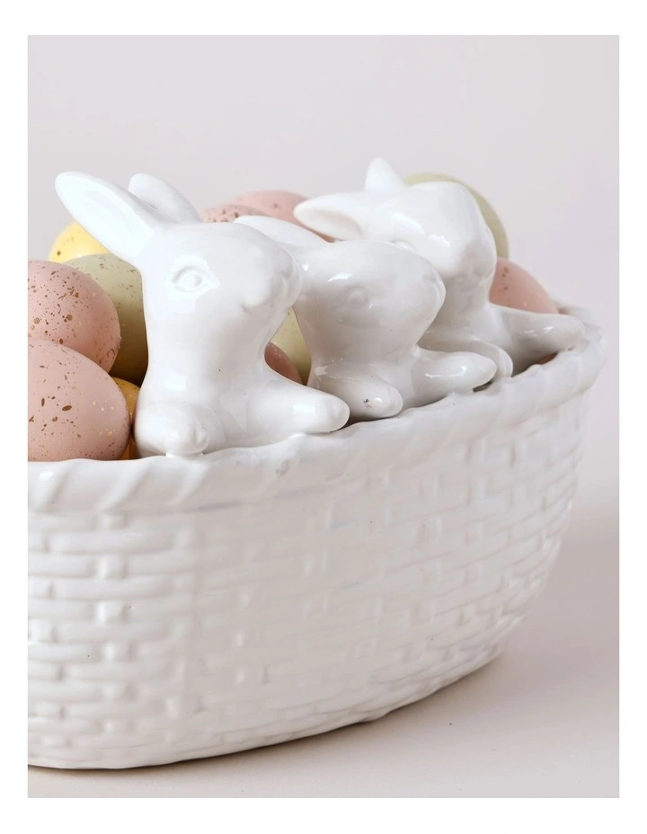 Ceramic Bowl 15cm in White image 4