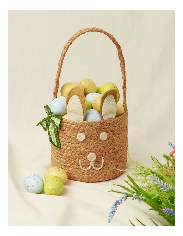 Myer Giftorium Jute Rope Bunny Basket 30cm In Natural MYER