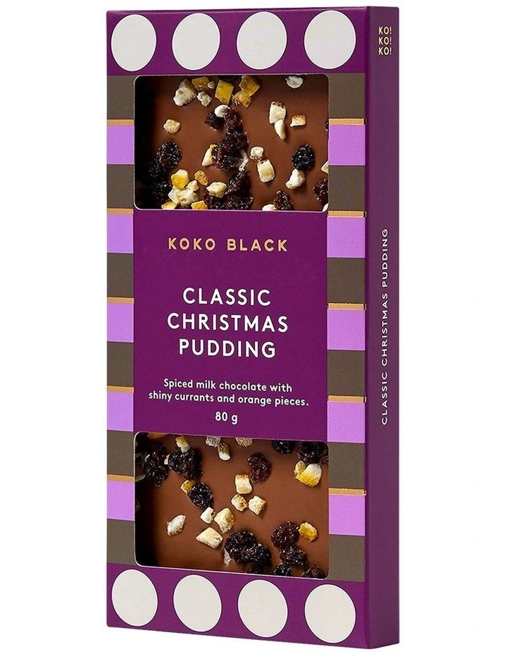 Classic Christmas Pudding Block 80g image 1