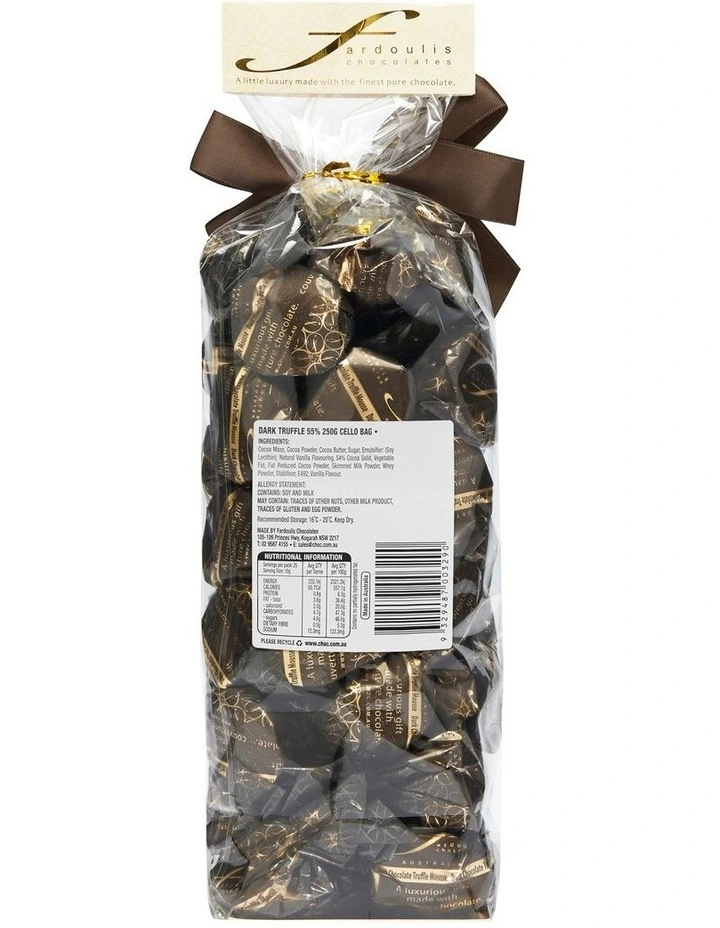 Plato Tall Dark Truffle Christmas Chocolate 250g image 2