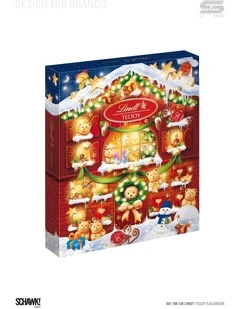 Teddy Advent Calendar 170g