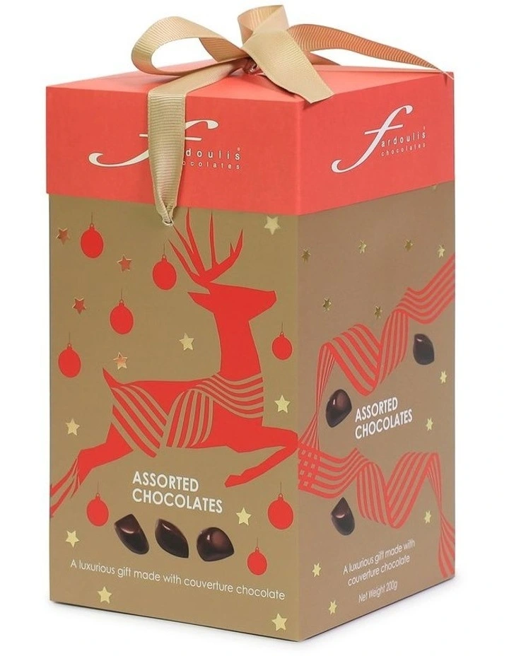 Christmas Reindeer Gift Box 200g Assorted Chocolates image 2