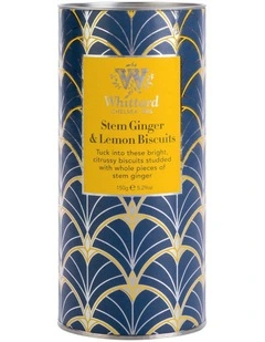 Stem Ginger and Lemon Biscuit Tube 150g