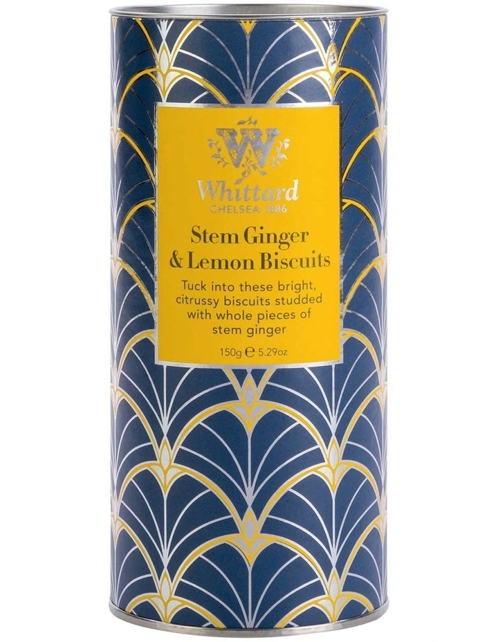 Stem Ginger and Lemon Biscuit Tube 150g image 1