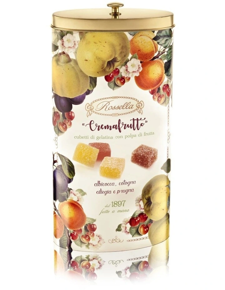 Assorted Pates De Fruits Oval Tin Orchard 250g image 1