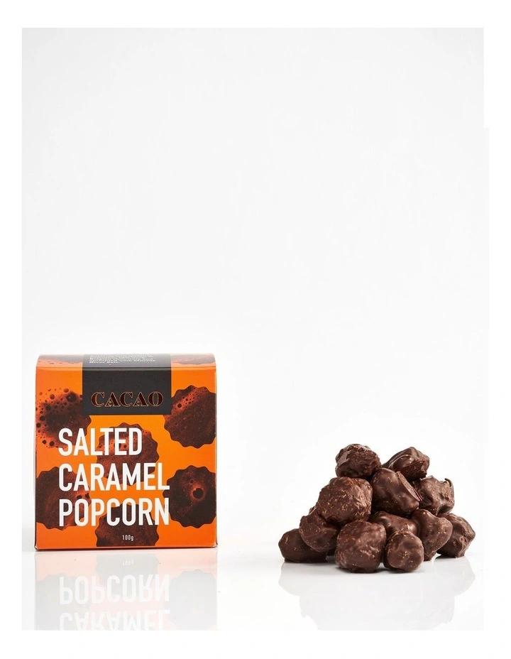 Cacao Chocolate Salted Caramel Popcorn Petit Bite 100g image 1