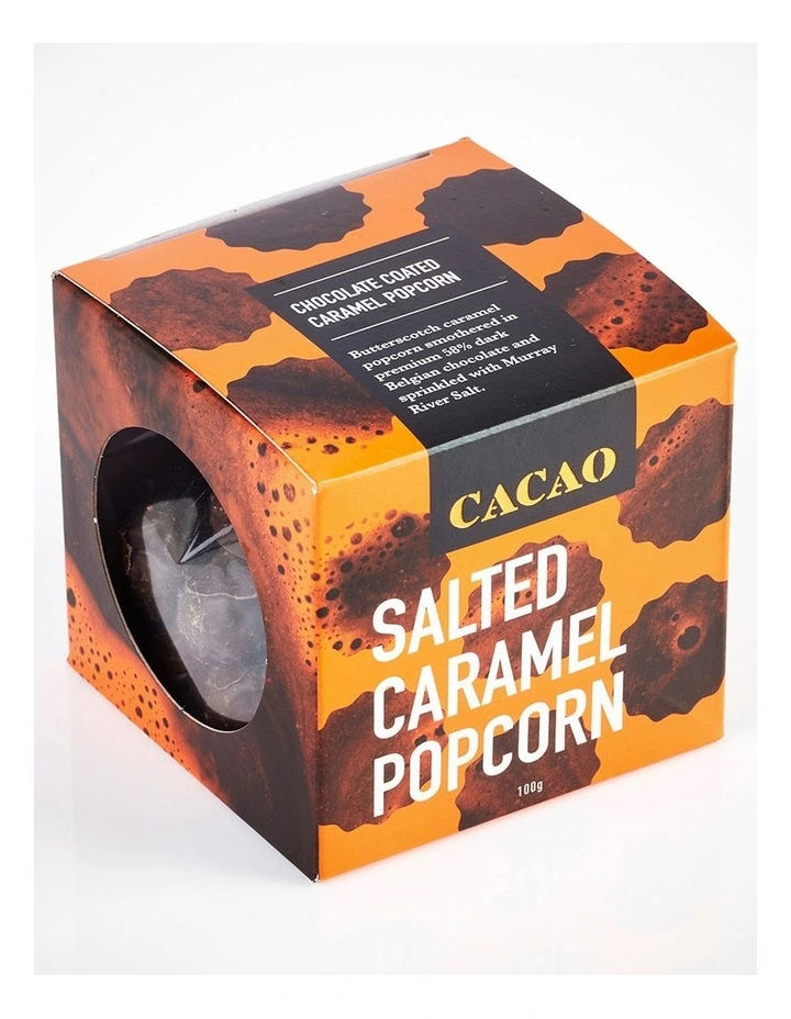 Cacao Chocolate Salted Caramel Popcorn Petit Bite 100g image 2