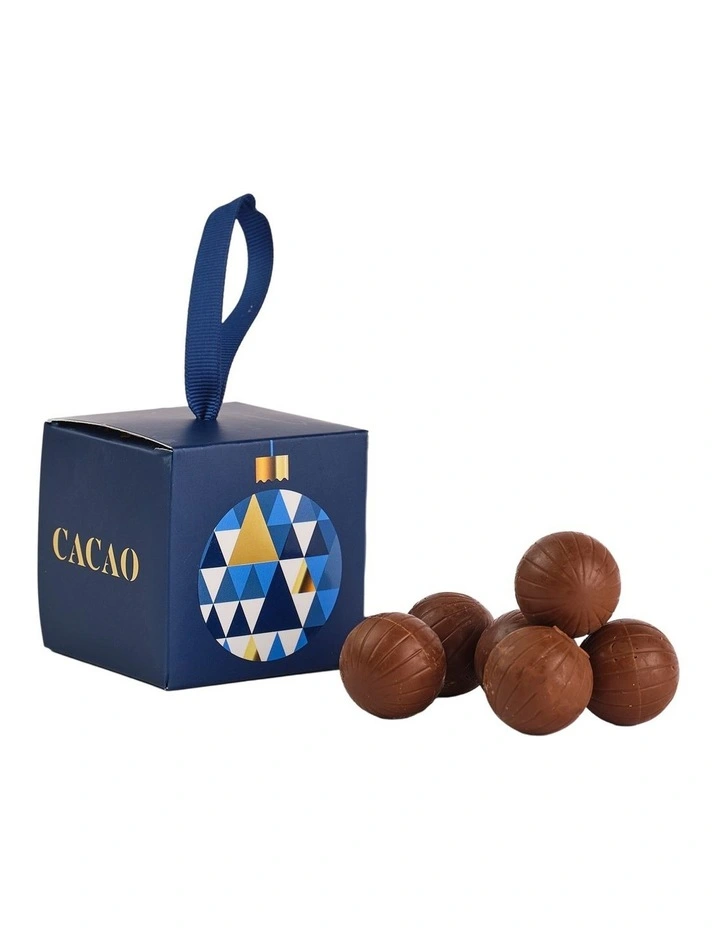 Cacao Christmas Bauble Cube 70g image 1