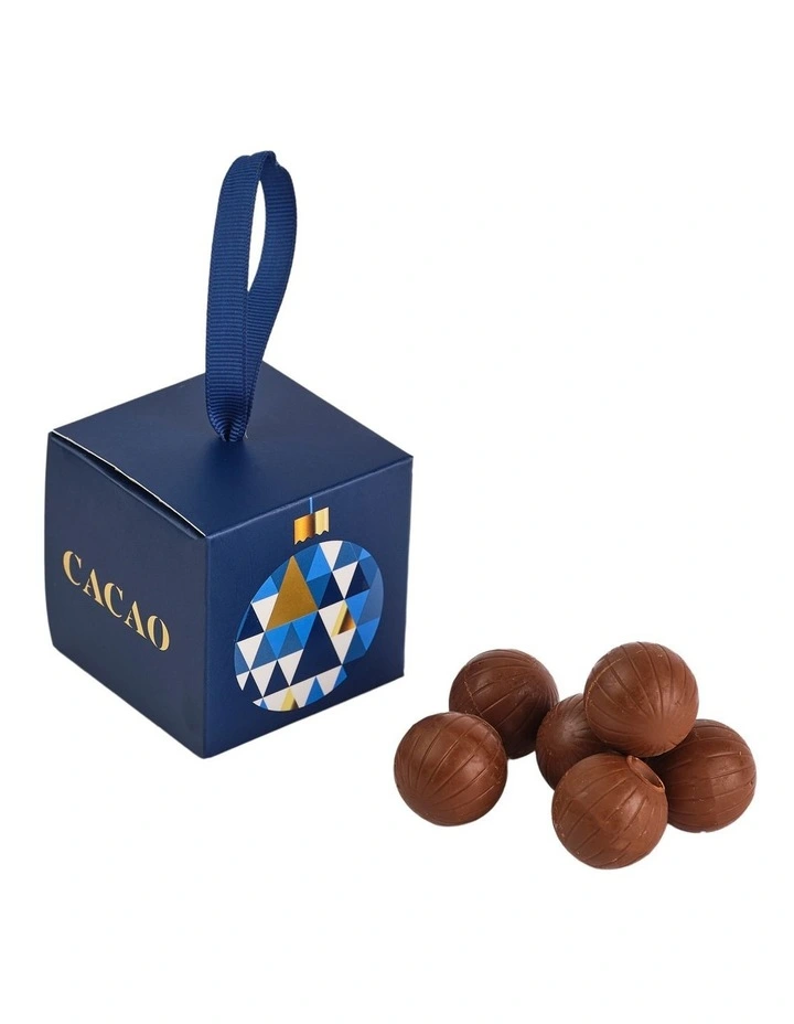 Cacao Christmas Bauble Cube 70g image 2