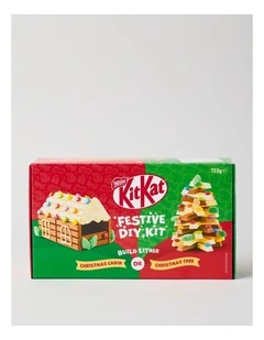 Personalised Festive DIY Kit Santa's Cabin or Tree Boxed Chocolate 723g